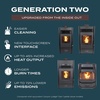 image:imageCanyon Lodge GEN 2 1500 sq ft Small Pellet Stove with 50 lb Hopper