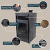 image:imageCanyon Lodge GEN 2 2200 sq ft Medium Pellet Stove with 90 lb Hopper