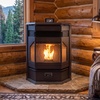 image:imageCanyon Lodge GEN 2 2500 sq ft Bay Front Pellet Stove with 66 lb Hopper