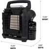 image:imageMr Heater 9000 BTU Portable Buddy Midnight Series Radiant Propane HeaterBlack